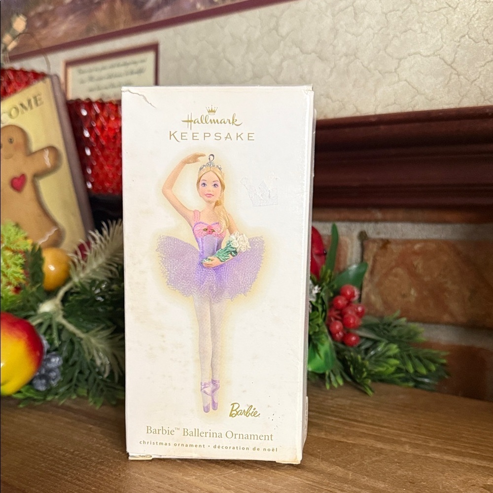 2009 Hallmark Keepsake Barbie Ballerina in Lavender Tutu Collectible Ornament